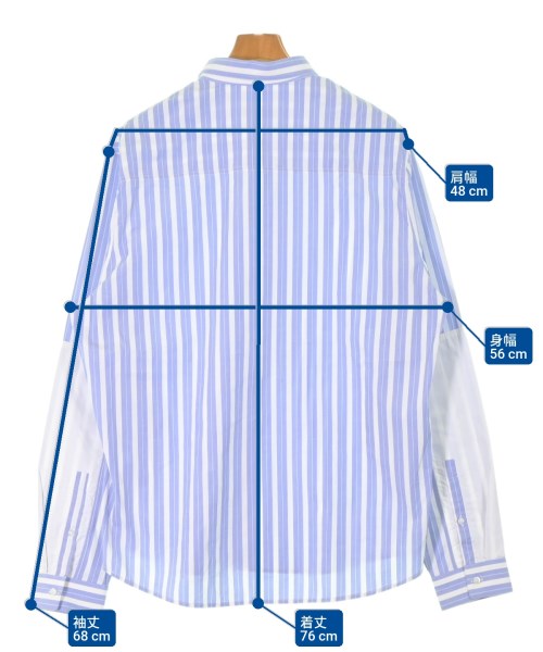 JIL SANDER（ジルサンダー）カジュアルシャツ 青 サイズ:42(XXL位) メンズ/2200666125019