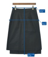 JIL SANDER（ジルサンダー）ひざ丈スカート 黒 サイズ:36(XS位) レディース/2200667870178