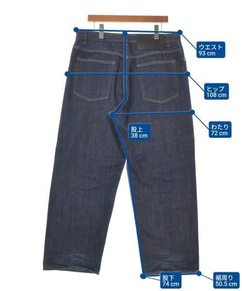 JIL SANDER（ジルサンダー）デニムパンツ 紺 サイズ:34(XL位) メンズ/2200668662048