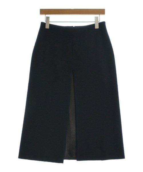 JIL SANDER(ジルサンダー)ひざ丈スカート 紺 サイズ:34(XXS位)/2200670396177