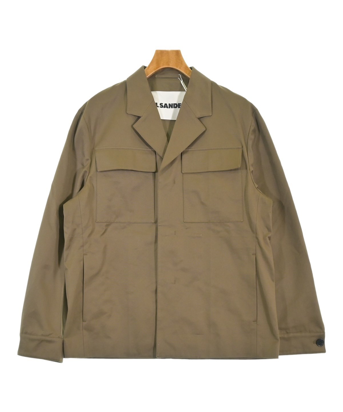 ジルサンダー　カバーオール JIL SANDER（ジルサンダー）カバーオール 茶 サイズ:48(L位) メンズ