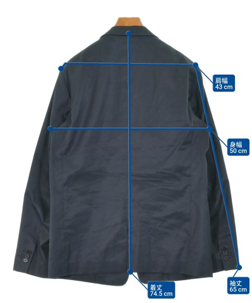 JIL SANDER（ジルサンダー）テーラードジャケット 紺 サイズ:52(XXL位) メンズ/2200671999025