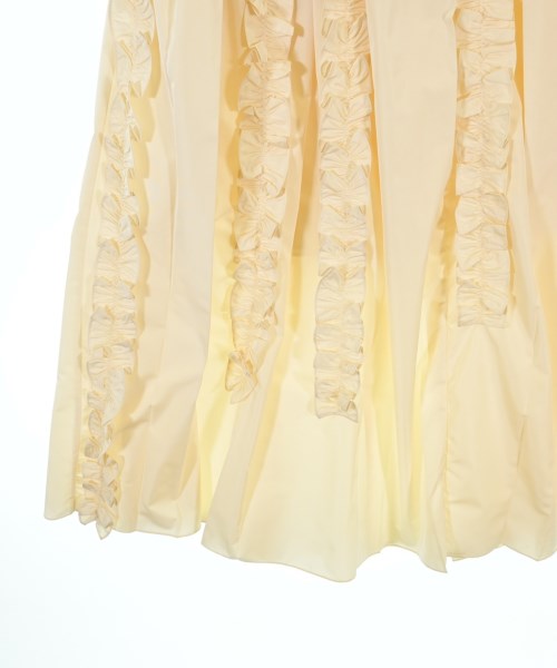 JIL SANDER（ジルサンダー）ロング・マキシ丈スカート 黄 サイズ:32(XXS位) レディース/2200672315435