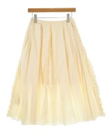 JIL SANDER（ジルサンダー）ロング・マキシ丈スカート 黄 サイズ:32(XXS位) レディース/2200672315435