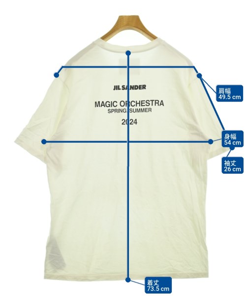 JIL SANDER（ジルサンダー）Tシャツ・カットソー 白 サイズ:XXL メンズ/2200729384018