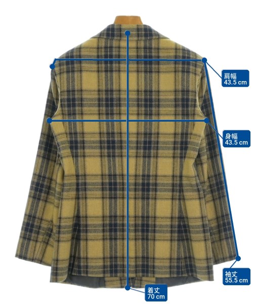 JIL SANDER（ジルサンダー）テーラードジャケット 黄 サイズ:36(XS位) レディース/2200729647021