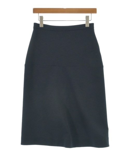 JIL SANDER（ジルサンダー）ひざ丈スカート 紺 サイズ:34(XXS位) レディース/2200729944014