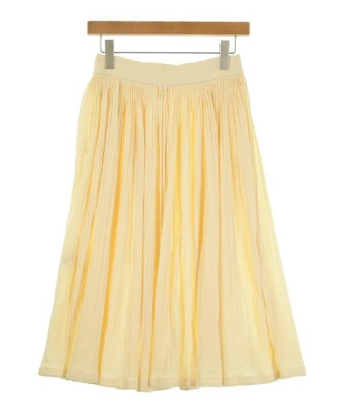 JIL SANDER（ジルサンダー）ひざ丈スカート ベージュ サイズ:30(S位) レディース/2200730936176