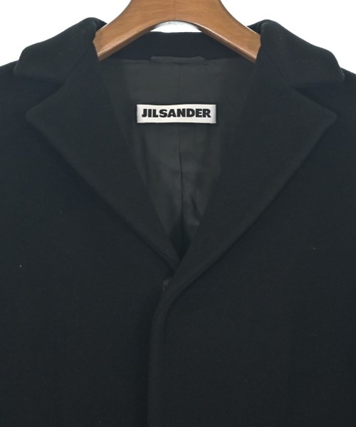 JIL SANDER（ジルサンダー）チェスターコート 黒 サイズ:36(XXS位) メンズ/2200731457021