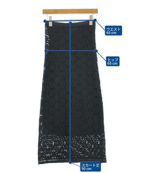 JIL SANDER（ジルサンダー）ロング・マキシ丈スカート 黒 サイズ:34(S位) レディース/2200731586196