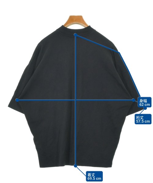 JIL SANDER（ジルサンダー）Tシャツ・カットソー 黒 サイズ:S メンズ/2200732650094
