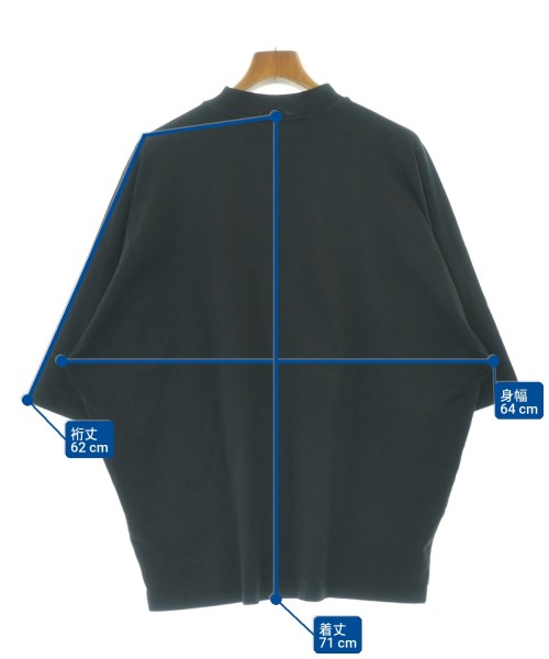 JIL SANDER（ジルサンダー）Tシャツ・カットソー 黒 サイズ:L メンズ/2200733650123