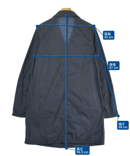 JIL SANDER（ジルサンダー）コート 紺 サイズ:44(S位) メンズ/2200733851254