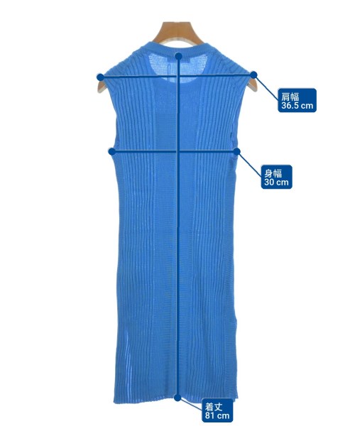 JIL SANDER（ジルサンダー）ニット・セーター 青 サイズ:36(XS位) レディース/2200735082083