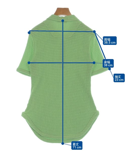 JIL SANDER（ジルサンダー）ブラウス 緑 サイズ:34(XXS位) レディース/2200738203331