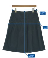 JIL SANDER（ジルサンダー）ひざ丈スカート 紺 サイズ:32(XXS位) レディース/2200714960395