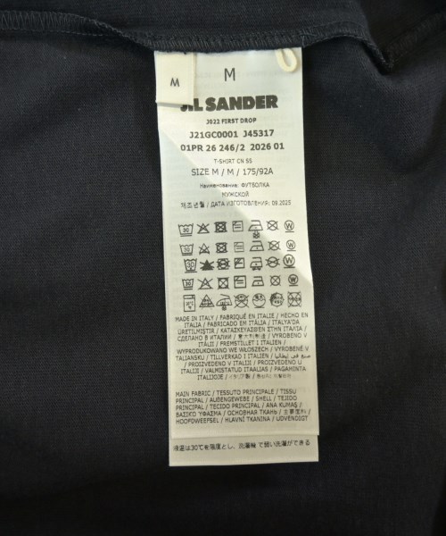 JIL SANDER（ジルサンダー）Tシャツ・カットソー 紺 サイズ:M メンズ/2200720173017