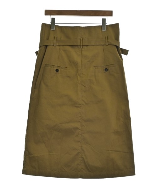 JIL SANDER（ジルサンダー）ロング・マキシ丈スカート 茶 サイズ:34(XXS位) レディース/2200720366013