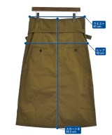 JIL SANDER（ジルサンダー）ロング・マキシ丈スカート 茶 サイズ:34(XXS位) レディース/2200720366013