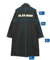 JIL SANDER（ジルサンダー）ステンカラーコート 黒 サイズ:44(S位) メンズ/2200720366143