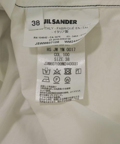 JIL SANDER（ジルサンダー）ブラウス 白 サイズ:38(S位) レディース/2200715354124