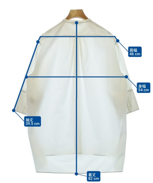 JIL SANDER（ジルサンダー）ブラウス 白 サイズ:38(S位) レディース/2200715354124
