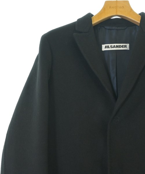 JIL SANDER（ジルサンダー）チェスターコート 黒 サイズ:36(XS位) レディース/2200716083023