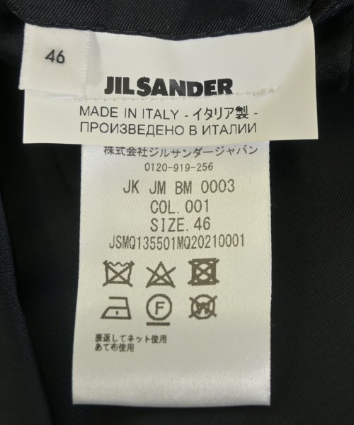 JIL SANDER（ジルサンダー）カジュアルジャケット 黒 サイズ:46(M位) メンズ/2200721178011