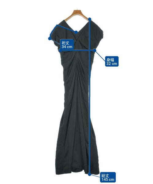 JIL SANDER（ジルサンダー）ワンピース 黒 サイズ:34(XXS位) レディース/2200721392011