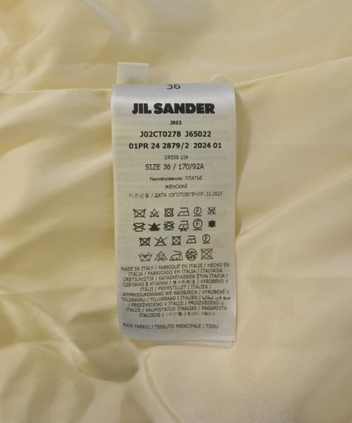JIL SANDER（ジルサンダー）ワンピース 白 サイズ:36(XS位) レディース/2200721392028