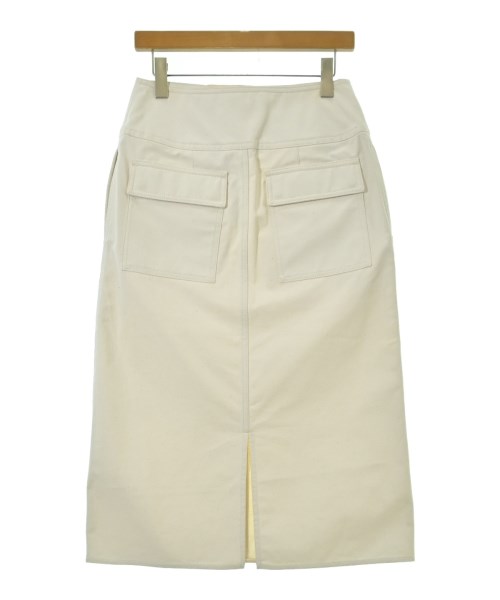 JIL SANDER（ジルサンダー）ロング・マキシ丈スカート 白 サイズ:34(XXS位) レディース/2200721392042