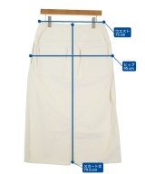 JIL SANDER（ジルサンダー）ロング・マキシ丈スカート 白 サイズ:38(S位) レディース/2200721392059