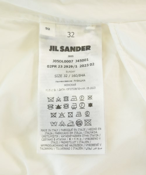 JIL SANDER（ジルサンダー）カジュアルシャツ 白 サイズ:32(XXS位) レディース/2200717236046