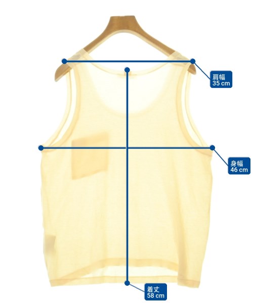 JIL SANDER（ジルサンダー）タンクトップ ベージュ サイズ:F レディース/2200714398266