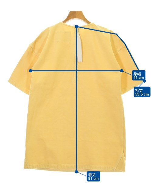 JIL SANDER（ジルサンダー）カジュアルシャツ 黄 サイズ:34(XXS位) レディース/2200721853017