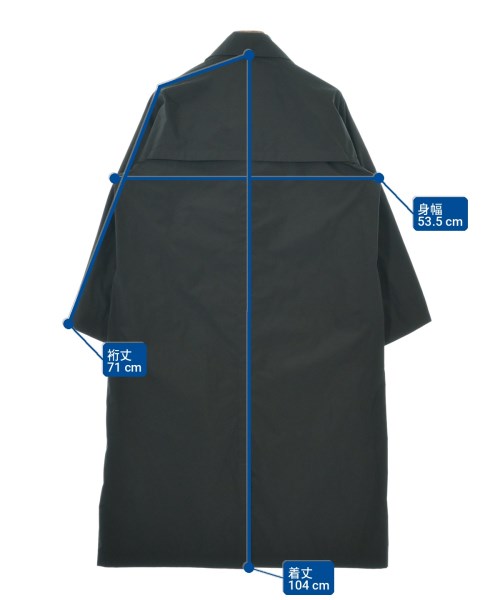 JIL SANDER（ジルサンダー）ステンカラーコート 黒 サイズ:34(XXS位) レディース/2200720041019
