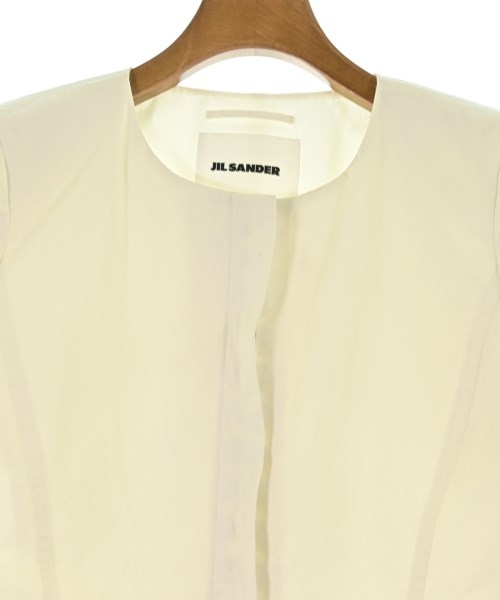 JIL SANDER（ジルサンダー）ノーカラージャケット 白 サイズ:34(XXS位) レディース/2200718682033