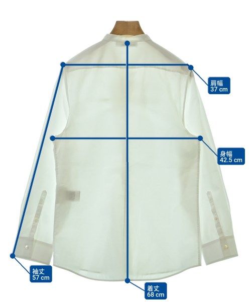 JIL SANDER（ジルサンダー）カジュアルシャツ 白 サイズ:34(XS位) レディース/2200718898120