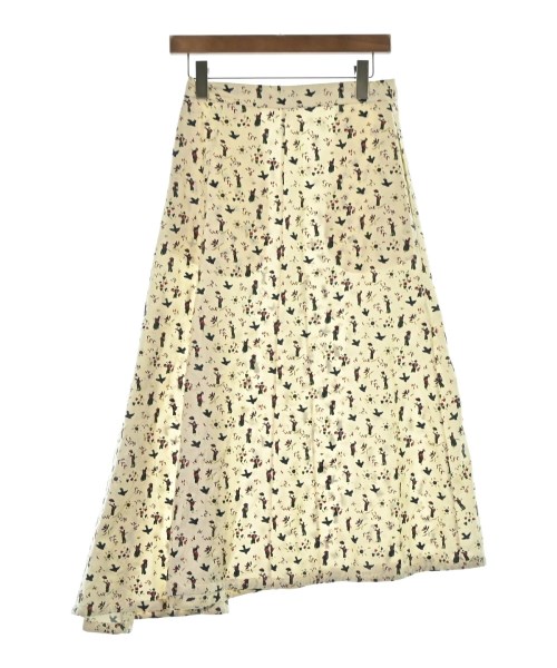 JIL SANDER（ジルサンダー）ロング・マキシ丈スカート ベージュ サイズ:32(XXS位) レディース/2200723598114