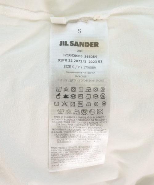 JIL SANDER（ジルサンダー）Tシャツ・カットソー 白 サイズ:S メンズ/2200725936037