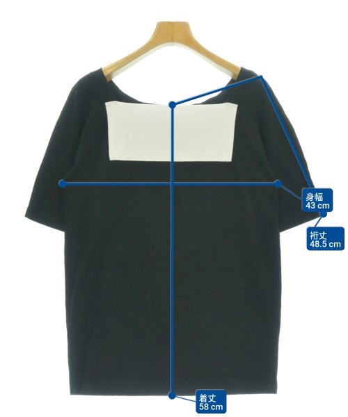 JIL SANDER（ジルサンダー）Tシャツ・カットソー 黒 サイズ:L レディース/2200726396083