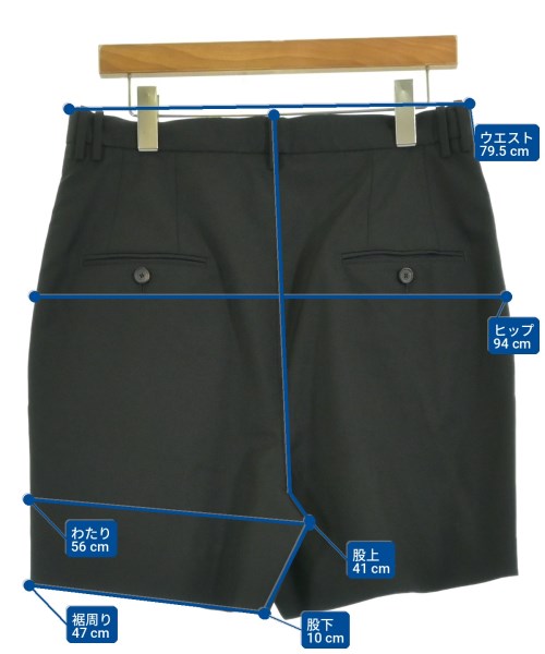 JIL SANDER（ジルサンダー）ショートパンツ 黒 サイズ:48(L位) メンズ/2200726815188