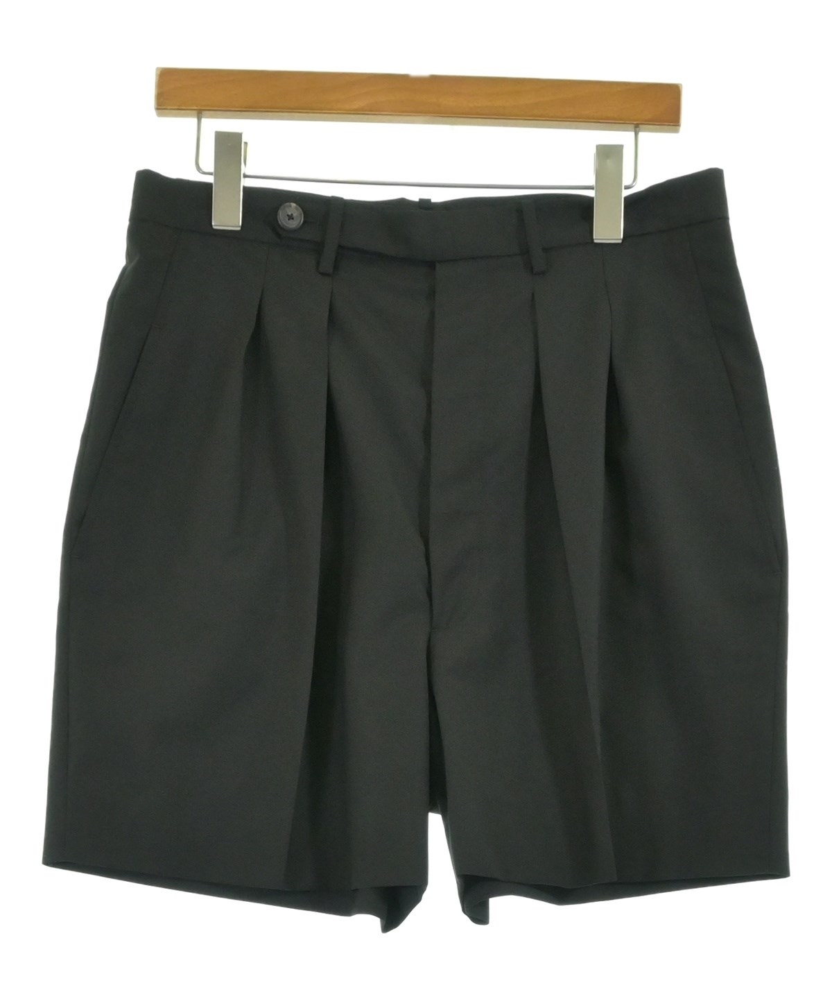 JIL SANDER コットンワイドショートパンツ 38 ブラック JIL SANDER（ジルサンダー）ショートパンツ 黒 サイズ:48(L位) メンズ