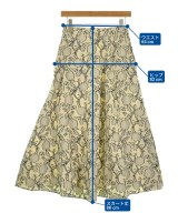 JIL SANDER（ジルサンダー）ロング・マキシ丈スカート ベージュ サイズ:32(XS位) レディース/2200703575067