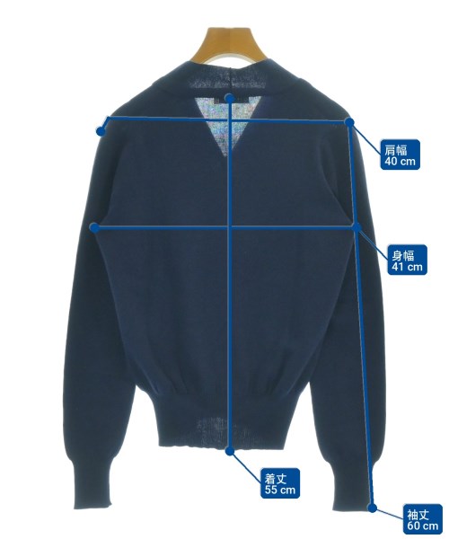 JIL SANDER（ジルサンダー）カーディガン 紺 サイズ:36(XS位) レディース/2200726145032