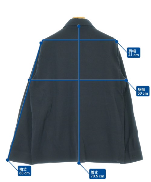 JIL SANDER（ジルサンダー）カジュアルシャツ 黒 サイズ:38(S位) レディース/2200677736013