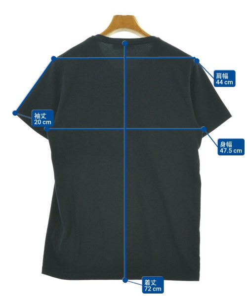JIL SANDER（ジルサンダー）Tシャツ・カットソー 黒 サイズ:S メンズ/2200672827112