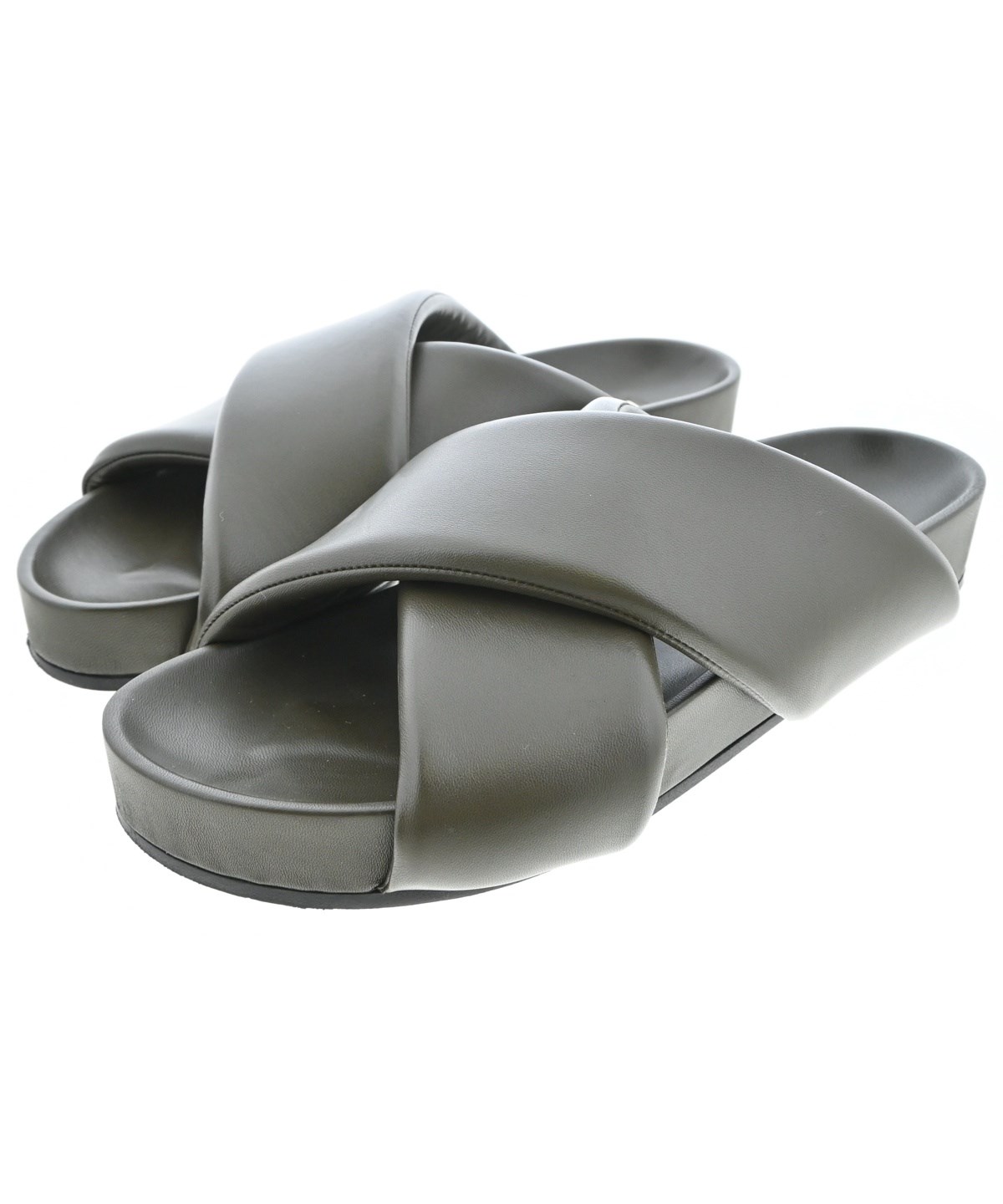 JIL SANDER（ジルサンダー）サンダル 茶 サイズ:EU42(27cm位) メンズ