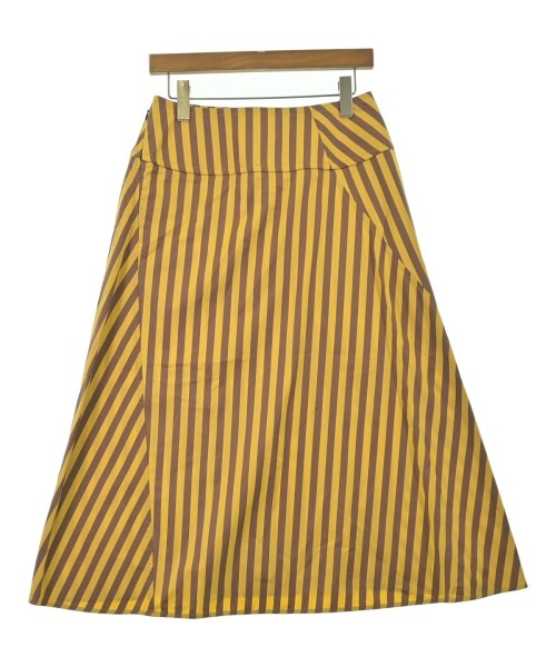 JIL SANDER（ジルサンダー）ロング・マキシ丈スカート 黄 サイズ:38(S位) レディース/2200683413021