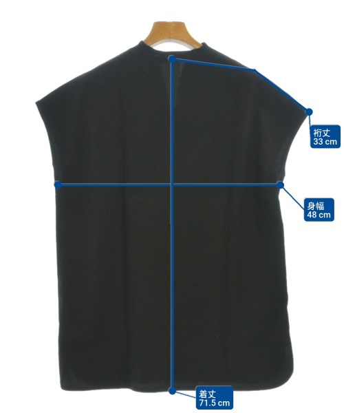 JIL SANDER（ジルサンダー）ブラウス 黒 サイズ:38(S位) レディース/2200683695045